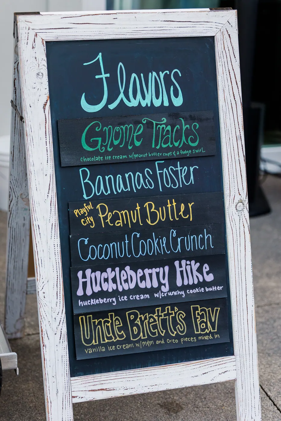 Batch 3 ice cream cart at a wedding