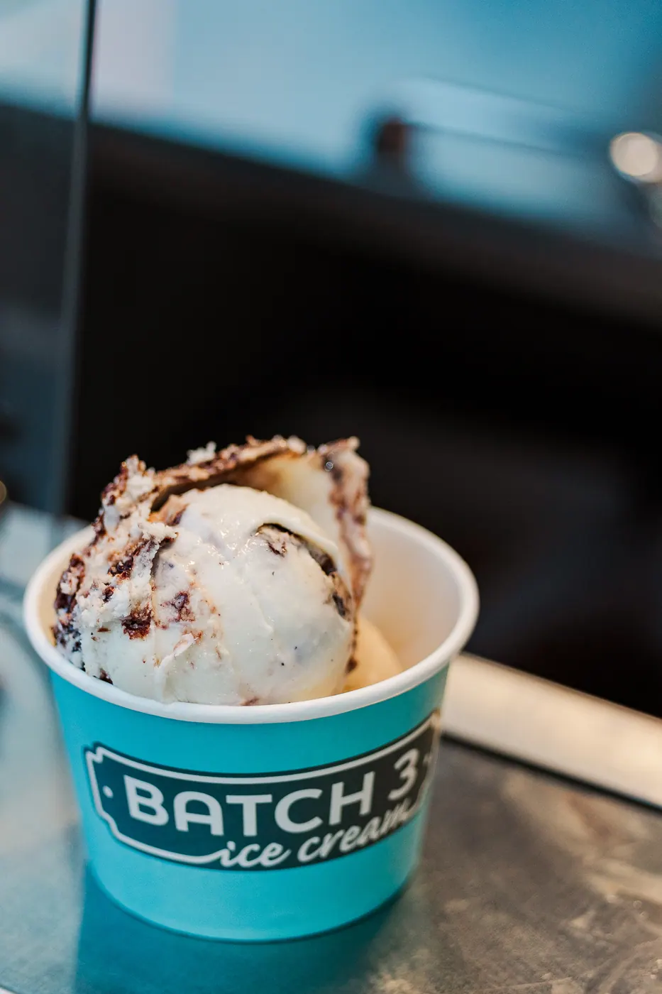Batch 3 ice cream cart at a wedding